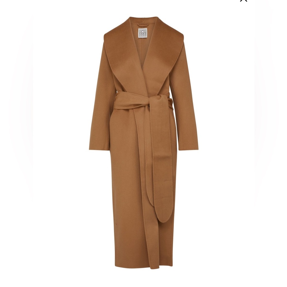 Toteme Tan Belted Trench Coat